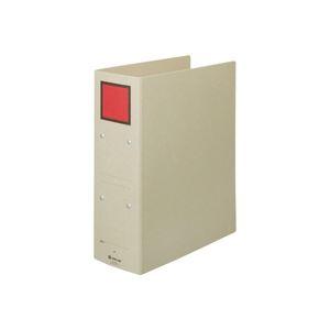 (まとめ)キングジム 保存ファイル 4378 A4S 80mm 灰/赤〔×20セット〕