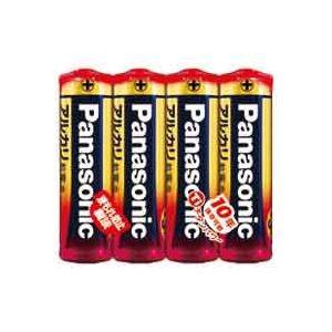 (業務用100セット) Panasonic パナソニック アルカリ乾電池 単3形 4個LR6XJ/4...