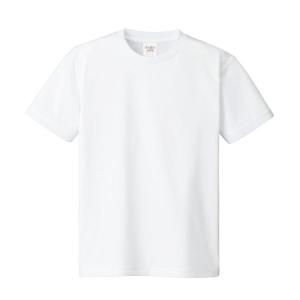 (まとめ)ATドライTシャツ 150cm ホワイト 150g ポリ100% 〔×10個セット〕
