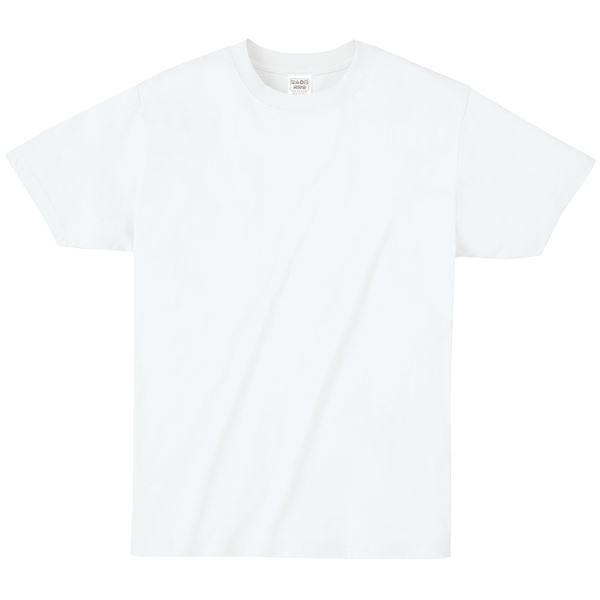 (まとめ)ATドライTシャツ S ホワイト 150g ポリ100% 〔×10個セット〕