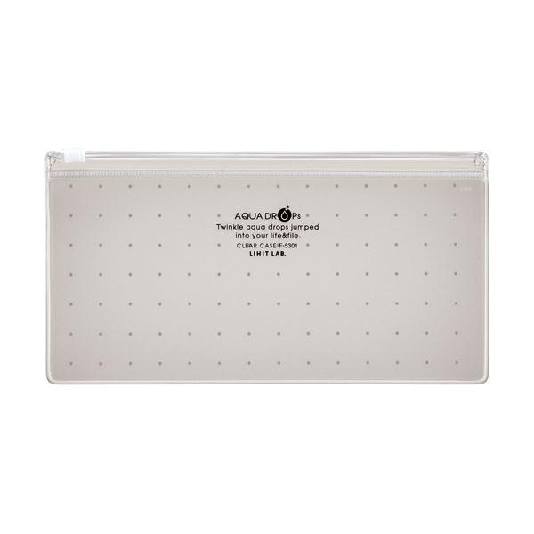 (まとめ)リヒトラブ AQUA DROPsクリヤーケース PEN(通帳)乳白 F-5301-1 1枚...