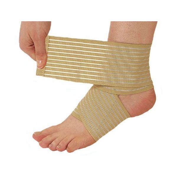 Finoa(フィノア) サポートラップ アンクル＆エルボー(足首、ひじ専用)フリーサイズ (7.5 ...