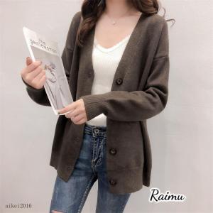 ニットカーディガン ジャケット レディース シ...の詳細画像4