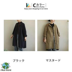 スプリングコート レディース 薄手 トレンチコ...の詳細画像2