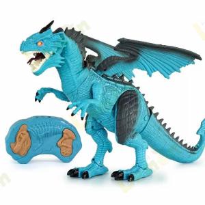 恐竜 リモコンと電気スプレードラゴン 恐竜スプレー 45cm 子供 おもちゃ 誕生日 プレゼント ドラゴン玩具 ラジコンドラゴン フィギュア｜rinkunshop