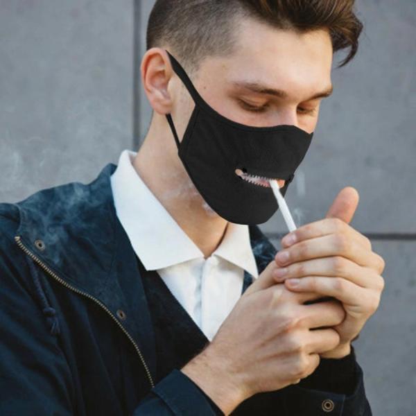 黒マスク 洗える ファスナー ジッパー マスク 2枚組 ファッション メンズ レディース 大人用 立...