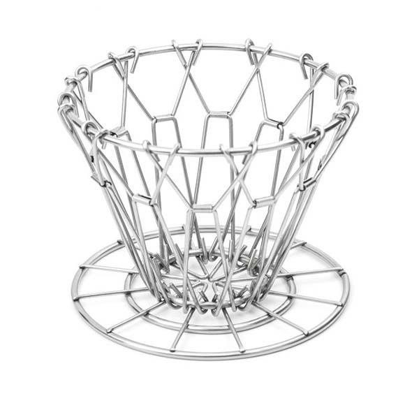 KIKKERLAND 【キッカーランド】 コラプシブル コーヒードリッパー (シルバー)