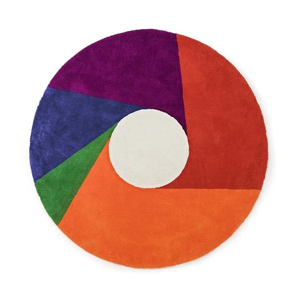 MAX BILL 【マックス ビル】ラグ マット Color Wheel  カラー ホイール 180...