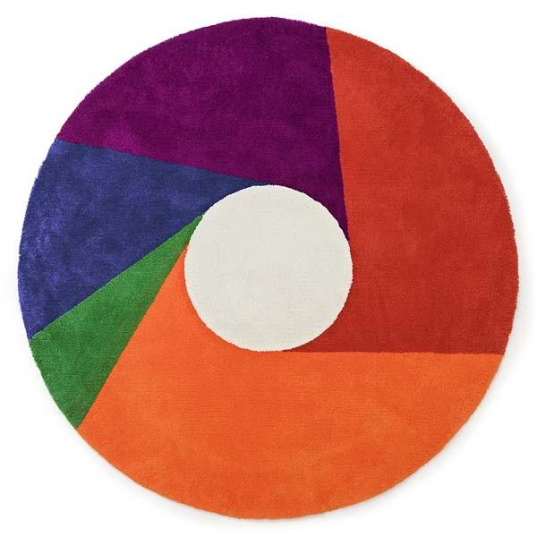 MAX BILL 【マックス ビル】ラグ マット Color Wheel  カラー ホイール 200...