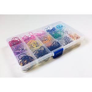 カニカン 付き 携帯 ストラップ 13色 130本 セット 収納