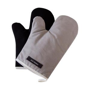 【ネット限定販売】熱に強い！ グリルミトン（グレー×ブラック）※2枚1組☆お客様の声で使いやすくリニューアル☆