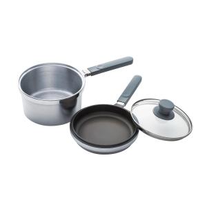 ムスイ 無水鍋 両手鍋 20cm 直火専用 1鍋8役 MUS62 シルバーカラー HAL