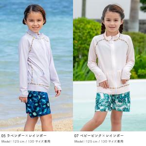 ラッシュガード キッズ スタンドカラー 水着用...の詳細画像5