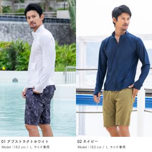 ラッシュガード メンズ スタンドカラー 立ち襟...の詳細画像3