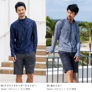 ラッシュガード メンズ スタンドカラー 立ち襟...の詳細画像5