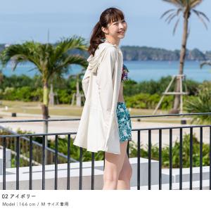 ラッシュガード レディース パーカーロング丈 ...の詳細画像4
