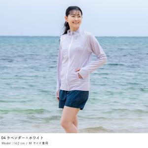 ラッシュガード レディース スタンドカラー 立...の詳細画像5