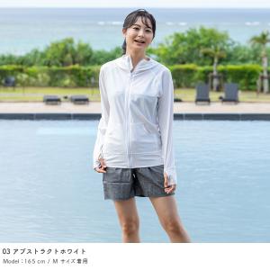 ラッシュガード レディース パーカー 水着用 ...の詳細画像4