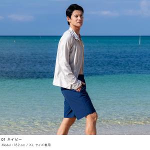 サーフパンツ メンズ ミドル丈 水着 ボードシ...の詳細画像3