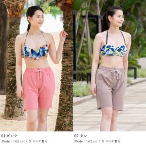 サーフパンツ レディース ロング丈 水着 ボー...の詳細画像3
