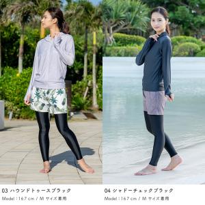 ラッシュガード レディース レギンス 10分丈...の詳細画像4