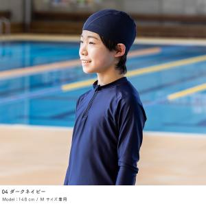 スイムキャップ 水泳帽 メッシュ 無地 キッズ...の詳細画像5