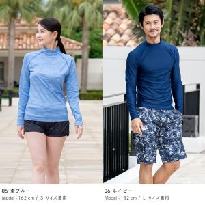 ラッシュガード ユニセックス 長袖Tシャツ 立...の詳細画像5