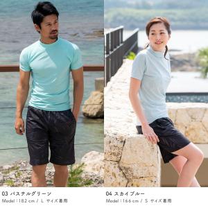 ラッシュガード ユニセックス 半袖Tシャツ 立...の詳細画像4