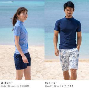 ラッシュガード ユニセックス 半袖Tシャツ 立...の詳細画像5