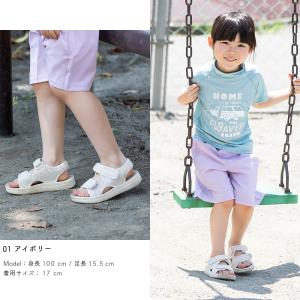 サンダル キッズ 子供 女の子 男の子 バンド...の詳細画像2