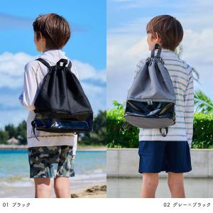 スイムリュック 子供 キッズ 小学校 プールバ...の詳細画像3