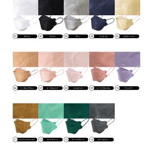 不織布マスク 20枚 立体 ダイヤモンド型 カ...の詳細画像1