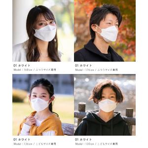 不織布マスク 20枚 立体 ダイヤモンド型 カ...の詳細画像3
