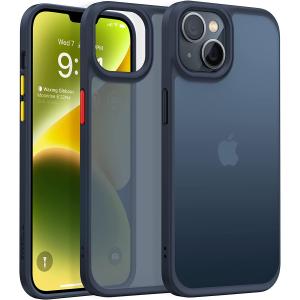 iPhone13 iPhone14 iPhoneケース TORRAS 正規品 耐衝撃 カバー マット 半透明 ブラックX00119KISD 定番