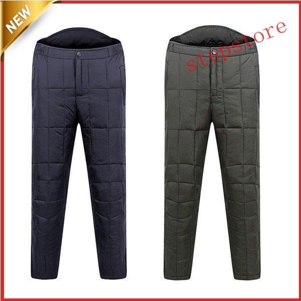 ダウンパンツ 軽量パンツ キルティングダウンパンツ ダウン メンズ 登山 ファスナー付き 防風防寒 ...
