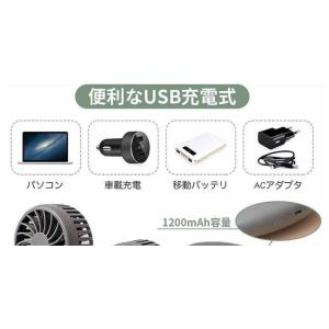 扇風機 首かけ 首掛け扇風機 静音 涼感 冷感...の詳細画像1