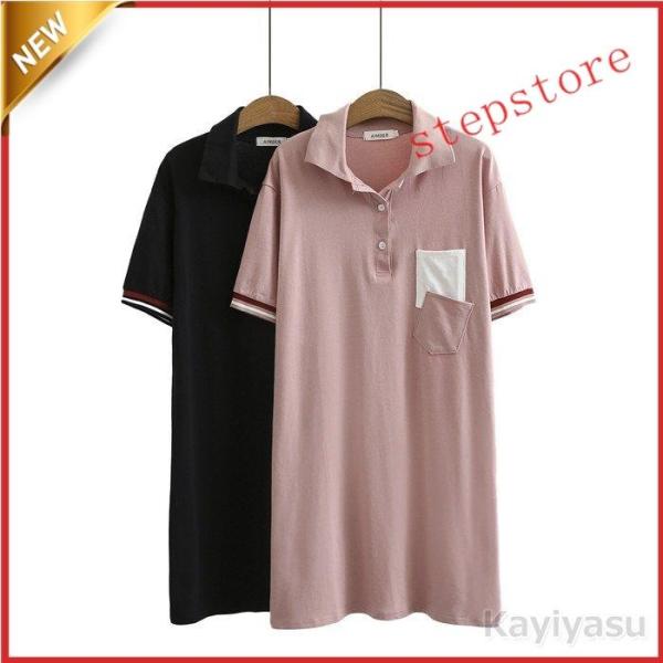 体重60-100kg対応ゴルフウェア ポロワンピース レディース ゆったり 大きいサイズ スポーツチ...