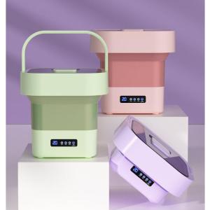 洗濯機 小型 折りたたみ コンパクト 一人暮らし バケツ型 水洗い 脱水 10L旅行 出張 アウトドア 静か 省スペース