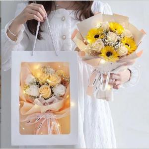 車載 母の日 ギフト mini プリザーブドフラワーロース 置物 枯れない花 永遠の花 結婚式 発表会 誕生日 記念日 車内 耐高温