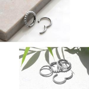 ワンタッチリング ボディピアス パール トラガ...の詳細画像2