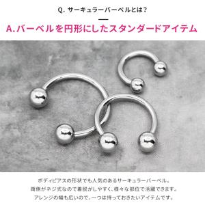ボディピアス 14G 16G 18G 軟骨 サ...の詳細画像3