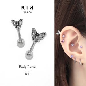 凛 RIN ボディピアス アンテナヘリックス 14G 16G 軟骨ピアス