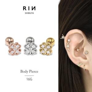 凛 RIN キャッチ ボディピアス クロス 軟骨 14G 16G 18G 12G カスタム