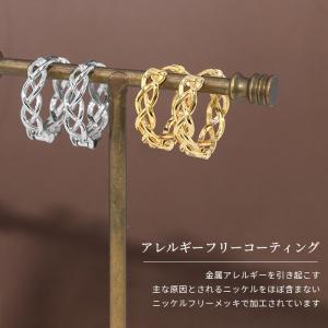 ピアス 18金 18Kコーティング レディース...の詳細画像2