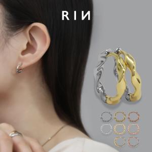凛 RIN ピアス リング 軟骨 ステンレス フープ ワンタッチ メンズ