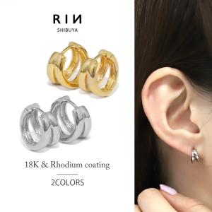 凛 RIN ピアス 18金 フープピアス k18 レディース リングピアス