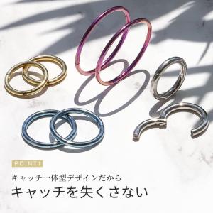 ピアス 金属アレルギー対応 フープ レディース...の詳細画像4