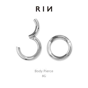 凛 RIN ボディピアス 軟骨 10G ワンタッチ セグメントリング