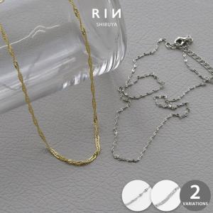 ネックレス レディース ペタルチェーン フィガロ スクリュー 18Kコーティング 18金 チェーン おしゃれ 20代 30代 40代 50代