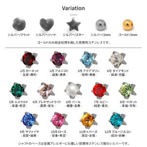 ピアッサー 16G 誕生石 耳たぶ アレルギー...の詳細画像4